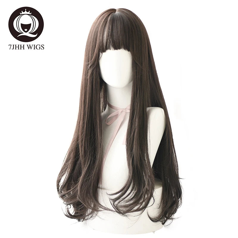 Long Wavy Synthetic Black Wigs For Women