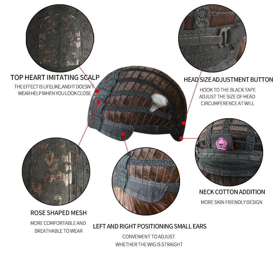 Long Wavy Synthetic Black Wigs For Women