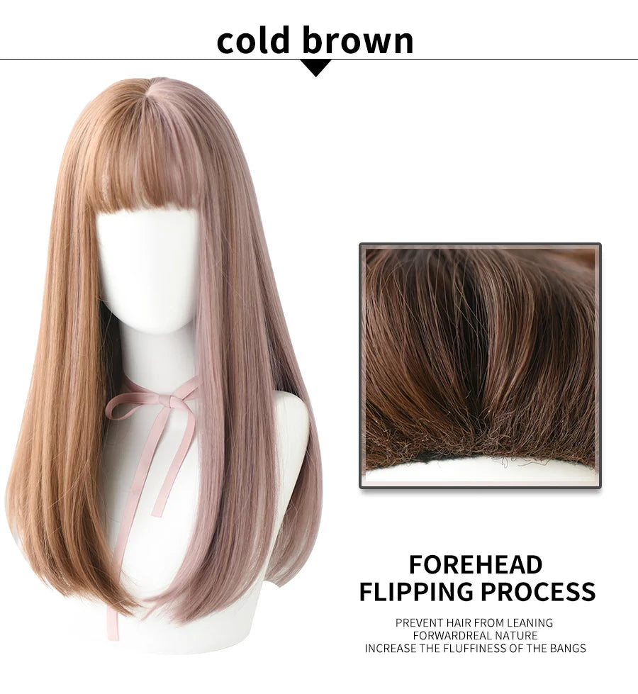 Long Wavy Synthetic Black Wigs For Women