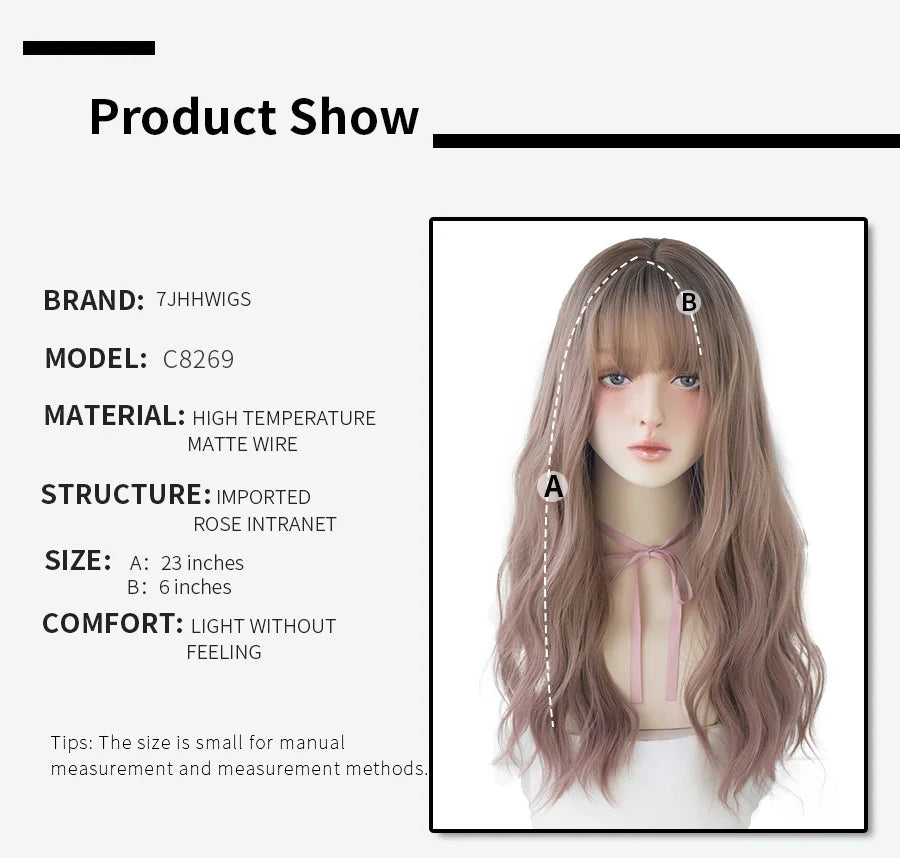 Long Wavy Synthetic Black Wigs For Women