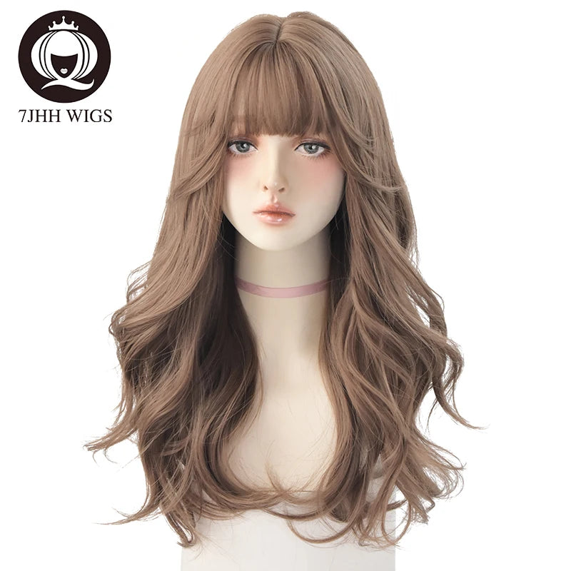 Long Wavy Synthetic Black Wigs For Women