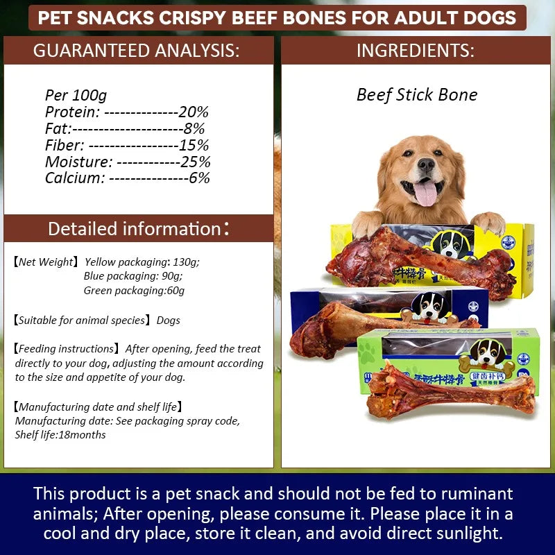 Pet Dog Snacks Crispy Beef Stick