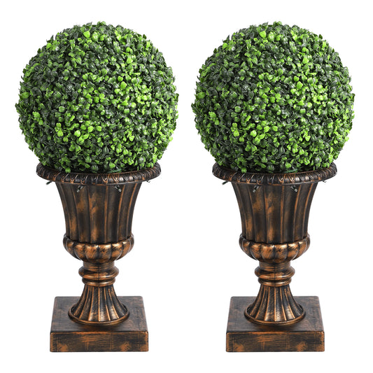 24” Artificial Plant Topiary Ball with Pot