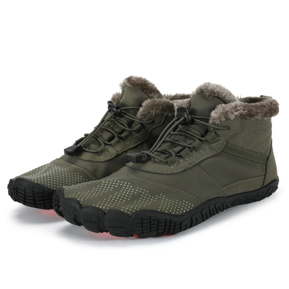 Women Men Winter Booties Warm Outdoor Work Shoes Anti-Slip