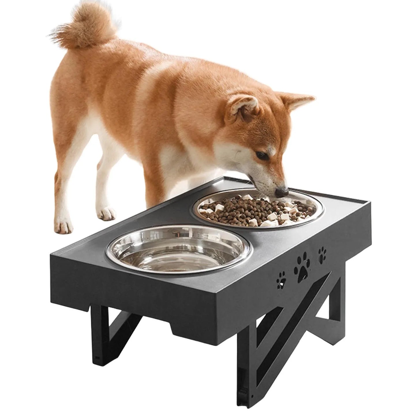 Stainless Steel Elevated Dog Bowl