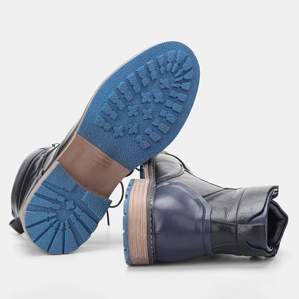 Retro Men Ankle Boots Casual  Men Boots