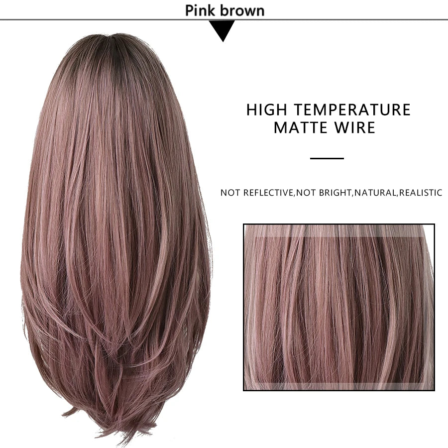 Long Wavy Synthetic Black Wigs For Women