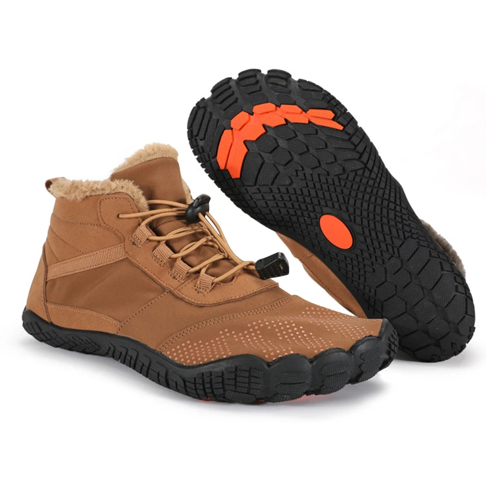 Women Men Winter Booties Warm Outdoor Work Shoes Anti-Slip