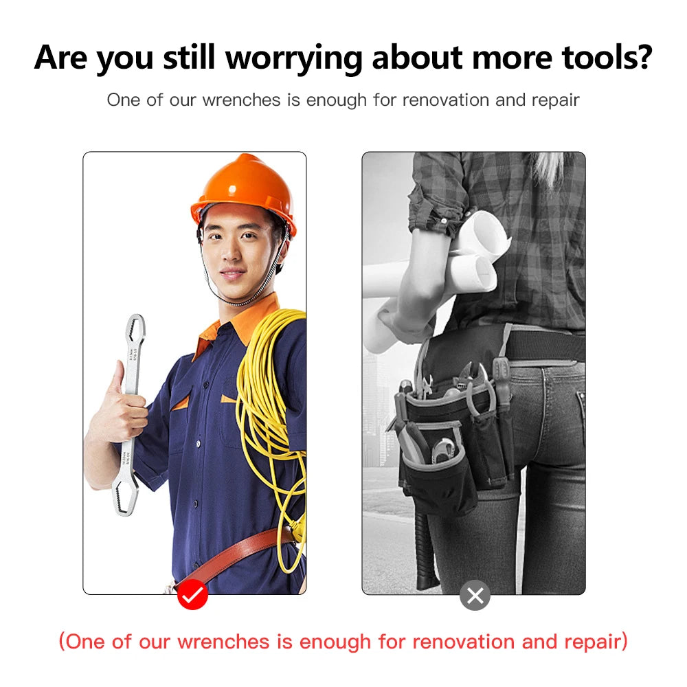 8-22mm Universal Torx Wrench Self-tightening Adjustable Glasses Wrench