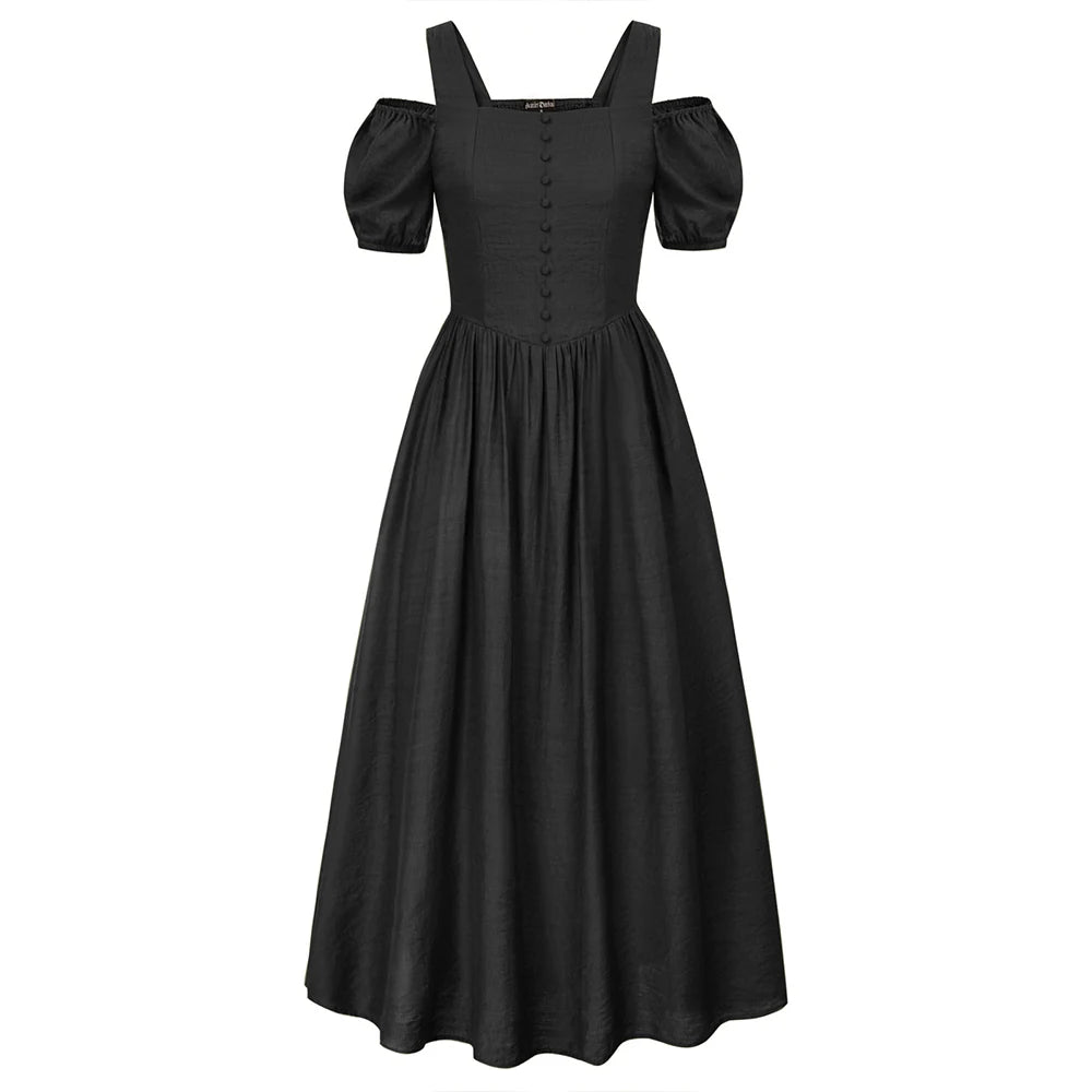 Women Renaissance Summer Midi Dress