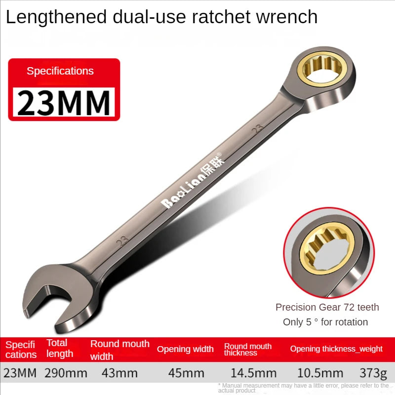 Universal Torx Wrench Adjustable Torque 8-22mm Ratchet Spanner for Bicycle Motorcycle Car Repair Tools