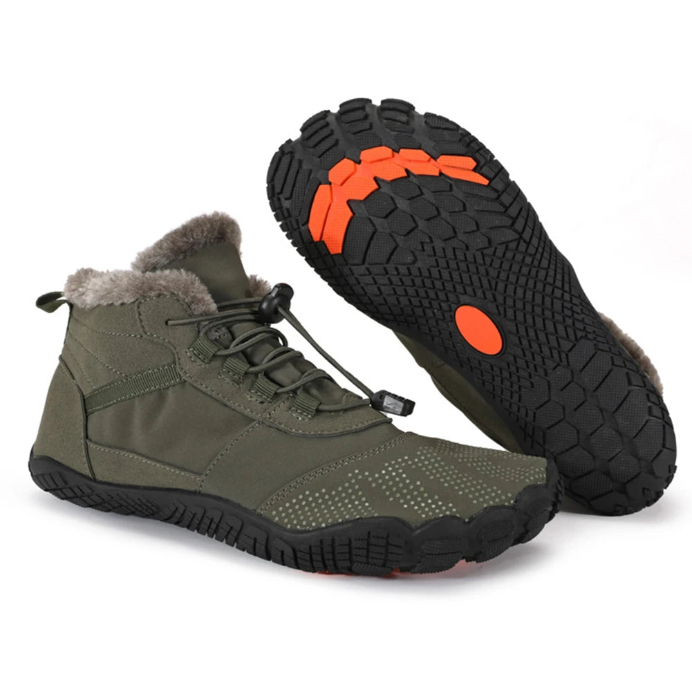 Women Men Winter Booties Warm Outdoor Work Shoes Anti-Slip