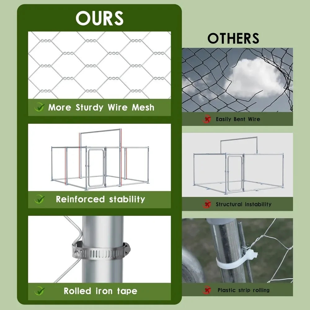 Outdoor Large Dog Kennel Enclosure
