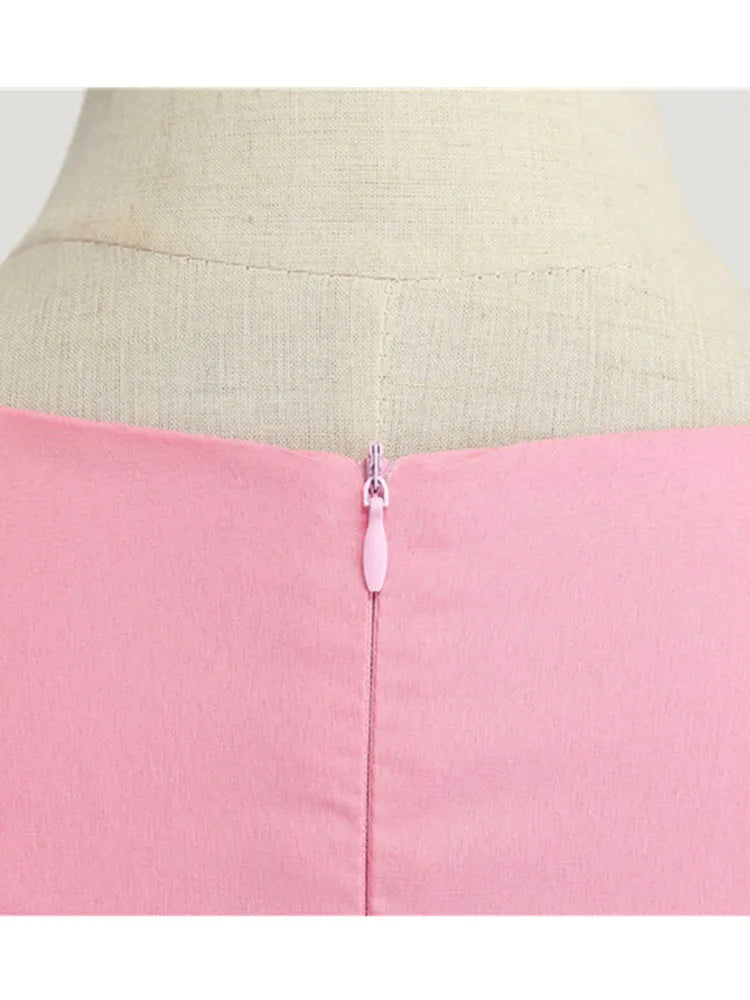 Pink Summer Dress Women