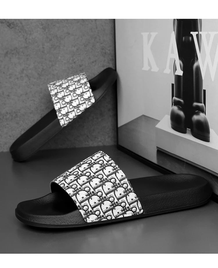 Men's Slippers Beach Slippers Slip-On Sandals-