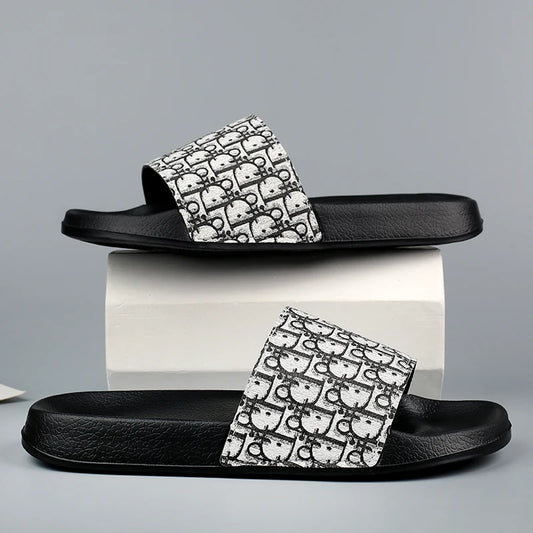 Men's Slippers Beach Slippers Slip-On Sandals-