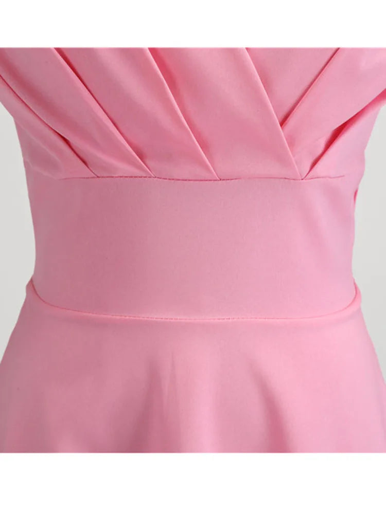Pink Summer Dress Women