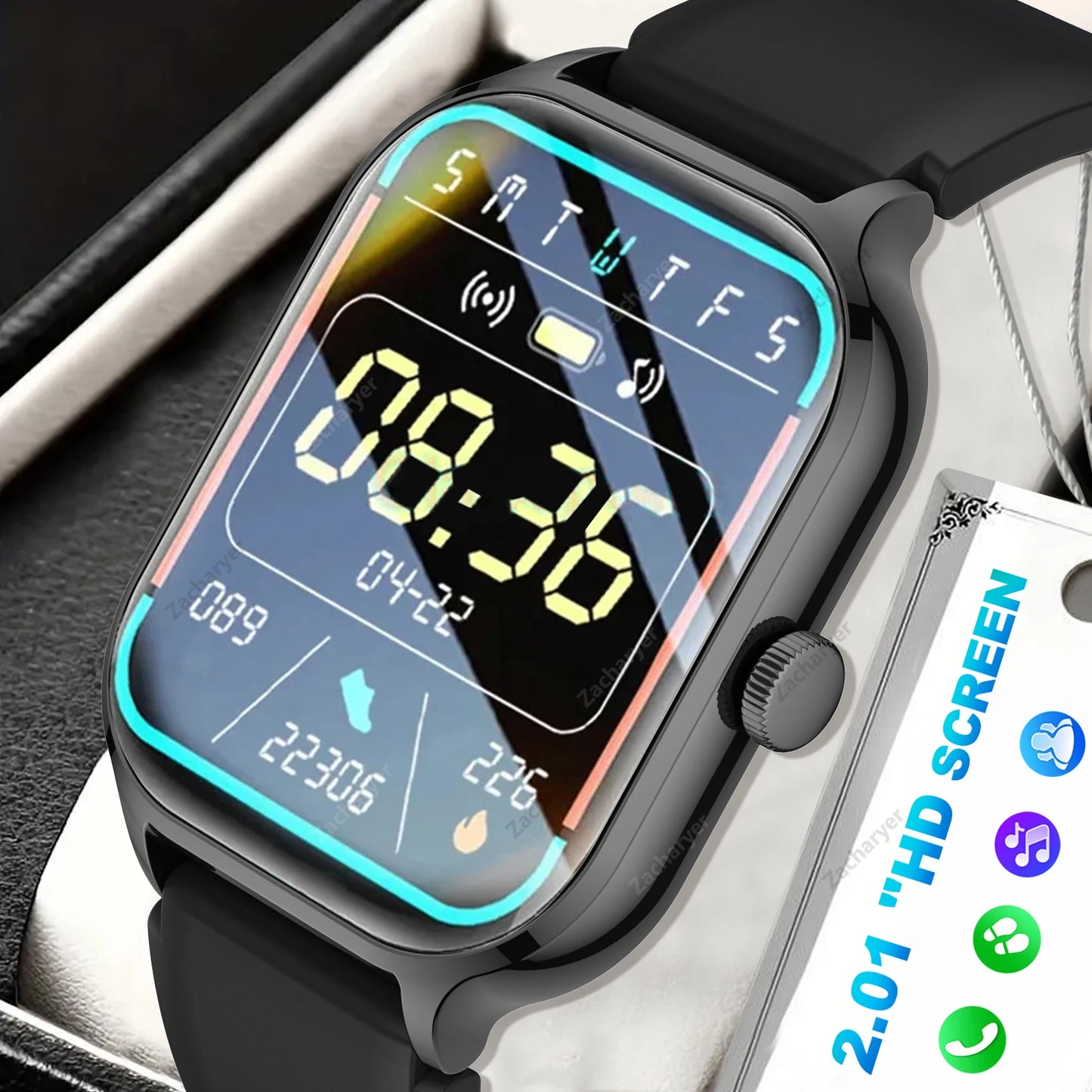 Smart watch full touch screen, sports watch