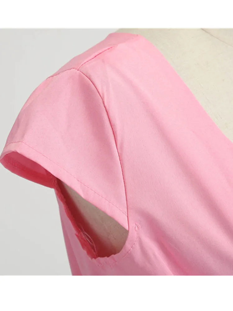 Pink Summer Dress Women