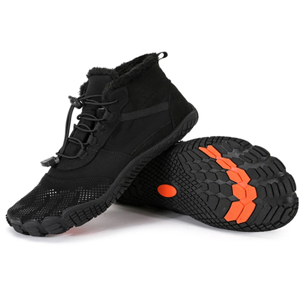 Women Men Winter Booties Warm Outdoor Work Shoes Anti-Slip