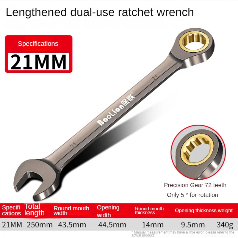 Universal Torx Wrench Adjustable Torque 8-22mm Ratchet Spanner for Bicycle Motorcycle Car Repair Tools