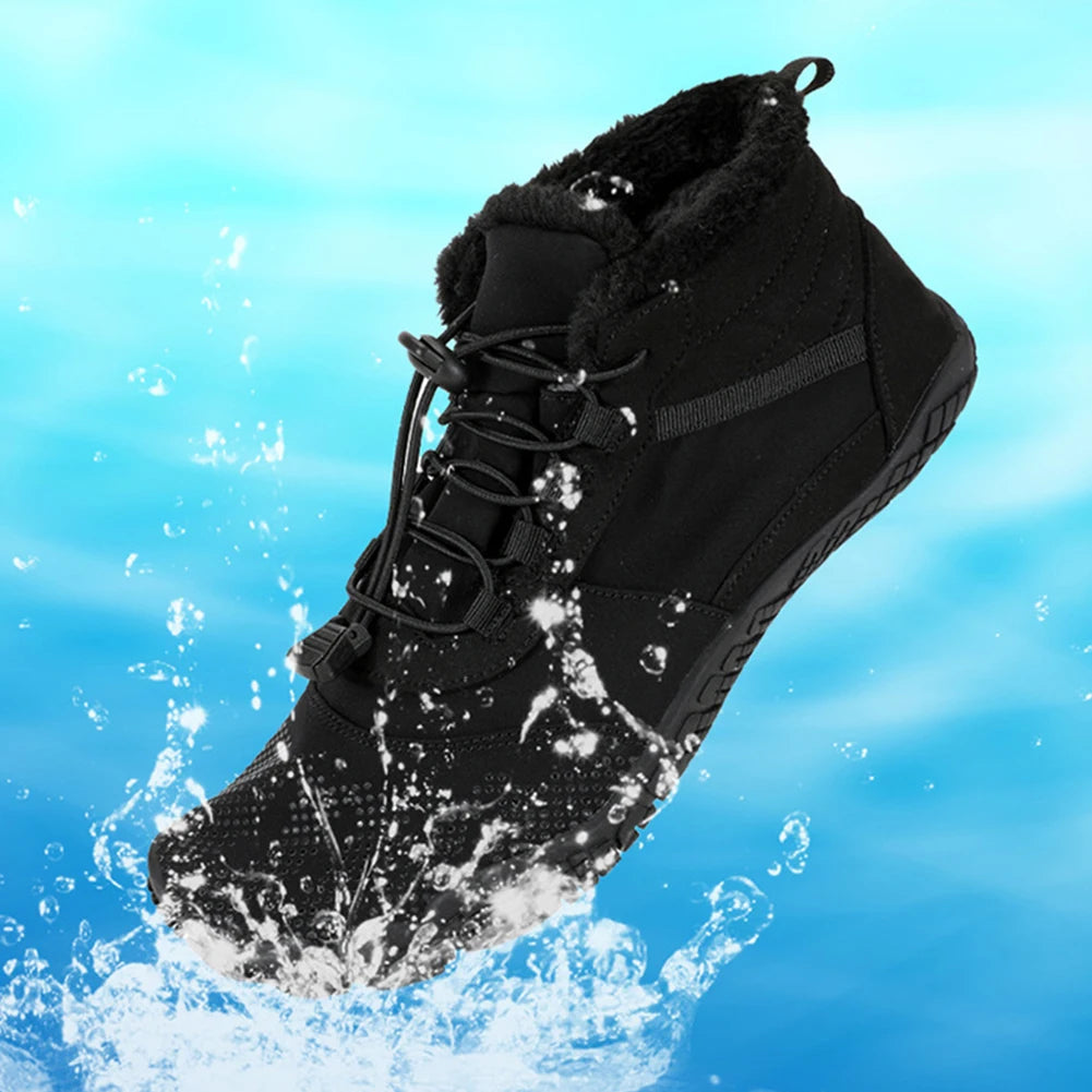 Women Men Winter Booties Warm Outdoor Work Shoes Anti-Slip