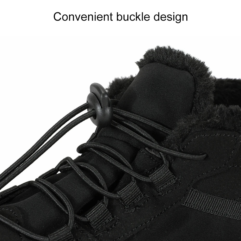 Women Men Winter Booties Warm Outdoor Work Shoes Anti-Slip