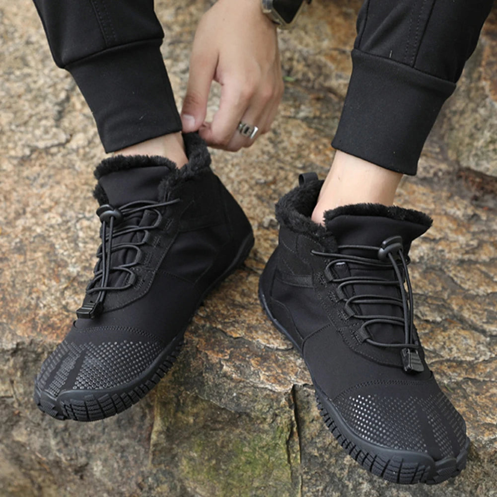 Women Men Winter Booties Warm Outdoor Work Shoes Anti-Slip