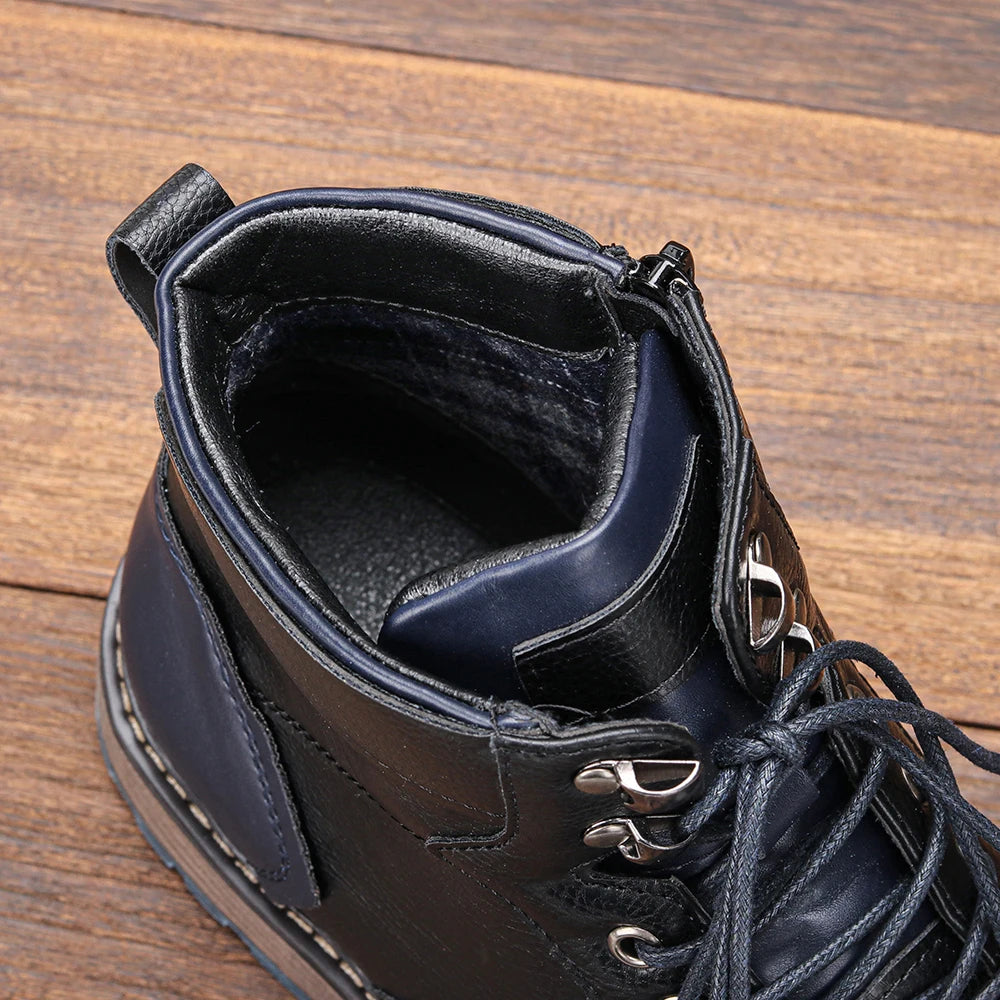 Retro Men Ankle Boots Casual  Men Boots