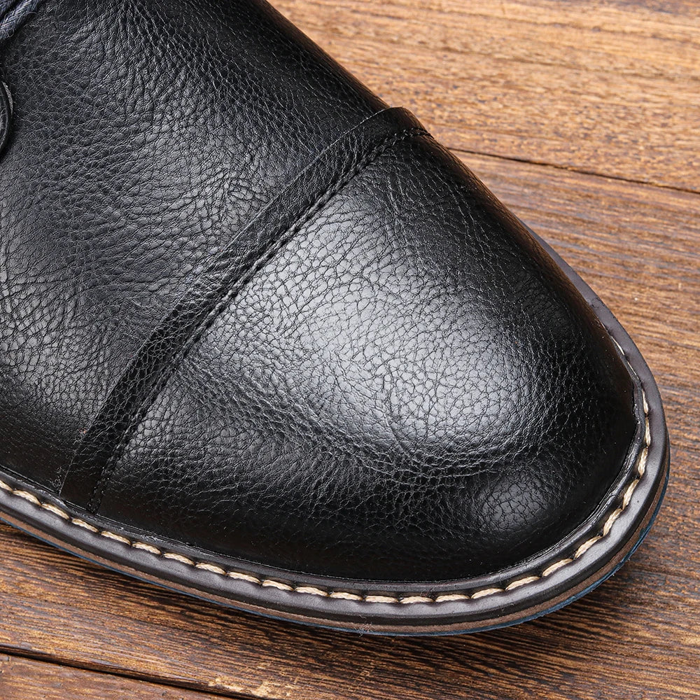 Retro Men Ankle Boots Casual  Men Boots