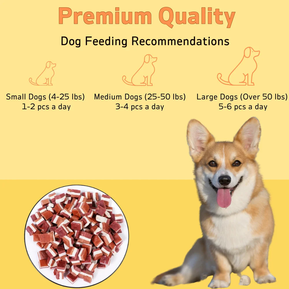 3.53oz Beef And Meat Cubes Dog Treats