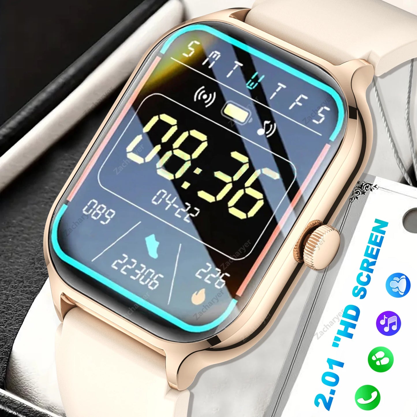 Smart watch full touch screen, sports watch