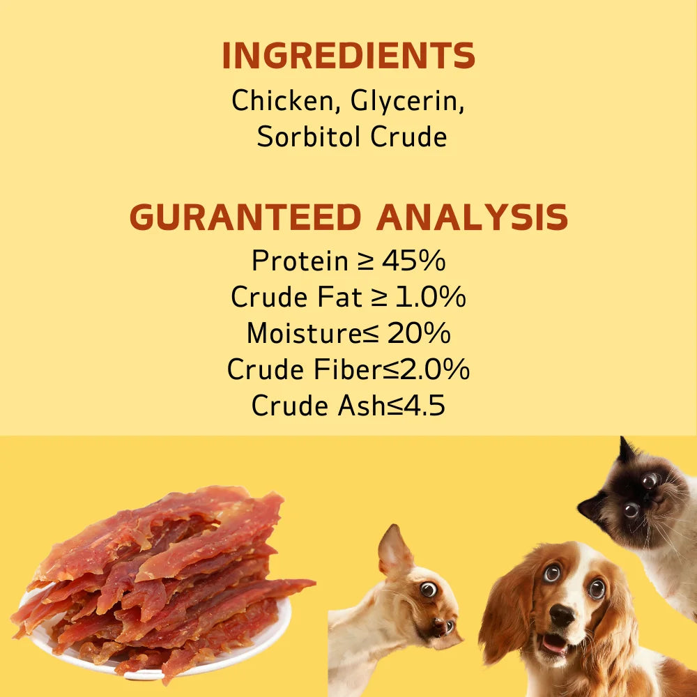 2-Pack Jerky Treats Real Pure Chicken