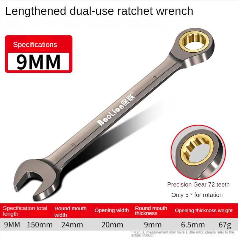 Universal Torx Wrench Adjustable Torque 8-22mm Ratchet Spanner for Bicycle Motorcycle Car Repair Tools