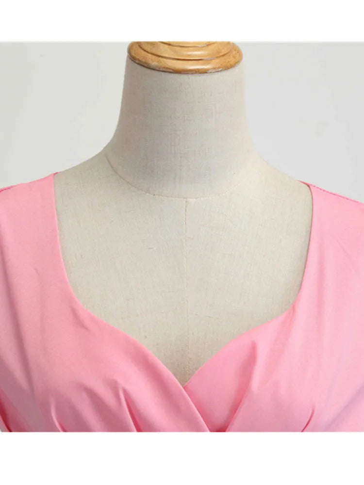 Pink Summer Dress Women